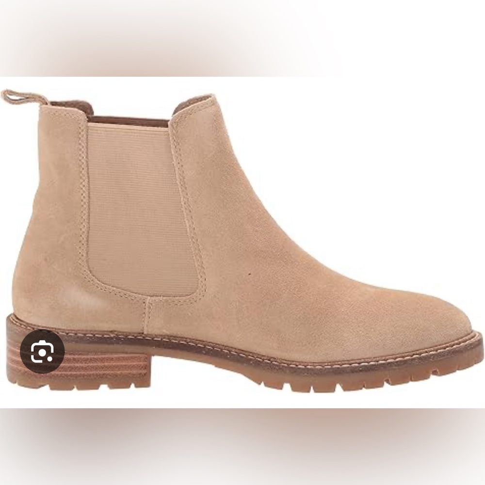 Steve Madden Tan Ankle Booties with Suede Finish